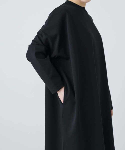 かぐれ（カグレ）の「『2サイズ展開』コットンポンチワイドワンピース（ワンピース・レディース・BLACK/NAVY・0/1）」の16枚目の写真