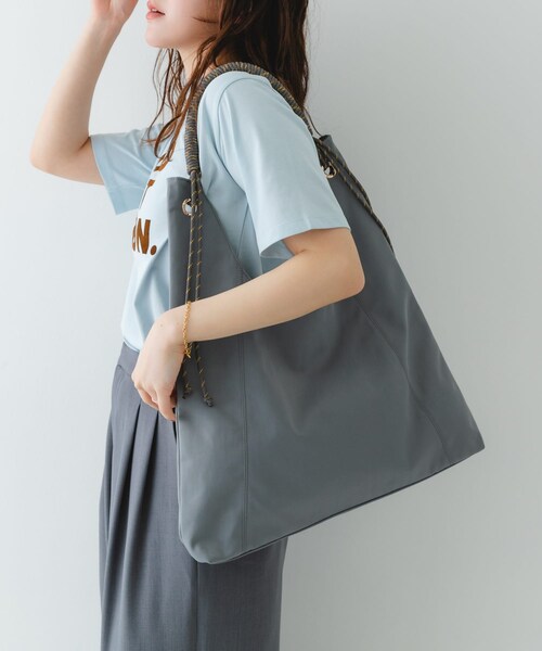 RODE SKO（ロデスコ）の「コードハンドルバッグ（トートバッグ・レディース・BLKxBLK/BEGxBRN/GRYxTAUPE・One）」の21枚目の写真