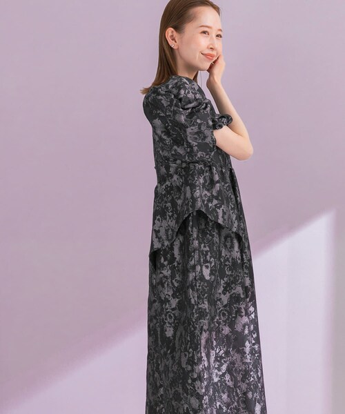 URBAN RESEARCH ROSSO（アーバンリサーチロッソ）の「ANDRESD　JACQUARD DRESS（ワンピース・レディース・L.GRAY/GRAY・M-TALL）」の13枚目の写真