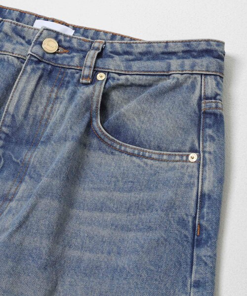 URBAN RESEARCH（アーバンリサーチ）の「GANNI　FLOWER CROPPED JEANS（デニムパンツ・レディース・M BL STONE・26/27/28/29）」の5枚目の写真