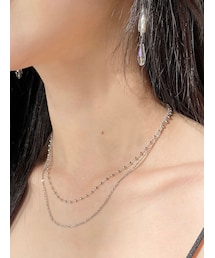 RESEXXY | メタルボール2連ネックレス(ネックレス)