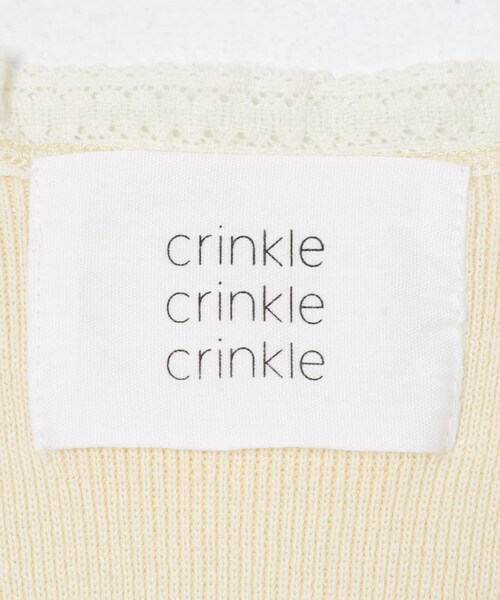 URBAN RESEARCH（アーバンリサーチ）の「crinkle crinkle crinkle　GEOMETRIC JACQUARD KNIT（ニット/セーター・レディース・IVORY/BLACK・Free）」の7枚目の写真