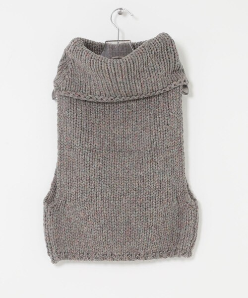 URBAN RESEARCH（アーバンリサーチ）の「AMOMENTO　HAND KNITTED VEST（ベスト・レディース・ECRU/GREY・S）」の9枚目の写真
