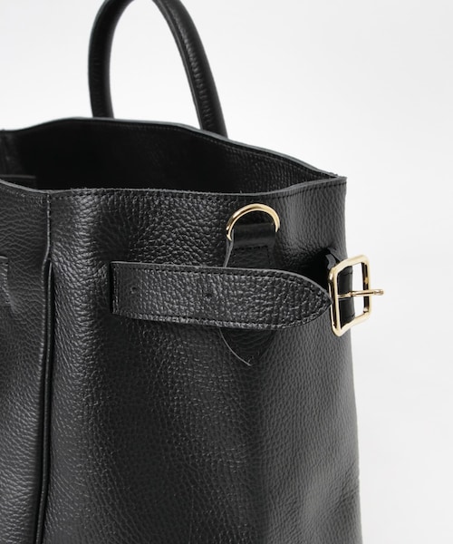 URBAN RESEARCH（アーバンリサーチ）の「YOUNG&OLSEN The DRYGOODS STORE　EMBOSSED LEATHER BELTED M（トートバッグ・メンズ・BLACK・FREE）」の7枚目の写真