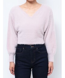 MERCURYDUO | 2WAYミニシャギーコンパクトニット(ニット/セーター)