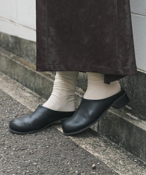SENSE OF PLACE by URBAN RESEARCH（センスオブプレイスバイアーバンリサーチ）の「ワイドトゥヒールスリッポン（その他シューズ・レディース・BLACK/BROWN・S/M/L）」の13枚目の写真
