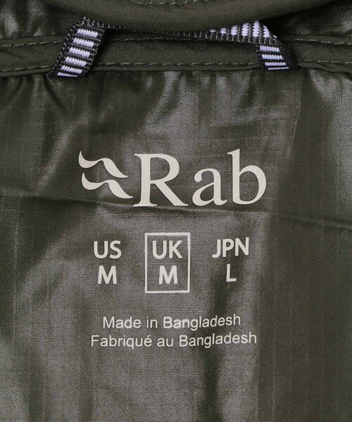 EKAL(エカル)の「Rab WINDGATHER HOODY(ブルゾン・メンズ・ARMY/BLACK・M/L)」の12枚目の写真