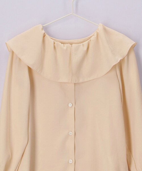 ROPE' PICNIC（ロペピクニック）の「【KIDS】フレアカラーブラウス（シャツ/ブラウス・キッズ・ブラック/クリーム・120/130/140/150）」の16枚目の写真