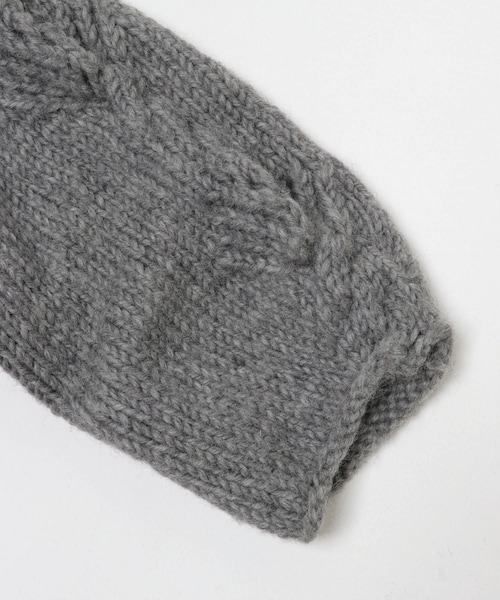 URBAN RESEARCH DOORS（アーバンリサーチドアーズ）の「『別注』KHWOPA×DOORS　ニットカーディガン（カーディガン/ボレロ・レディース・GRAY/NAVY・one）」の5枚目の写真