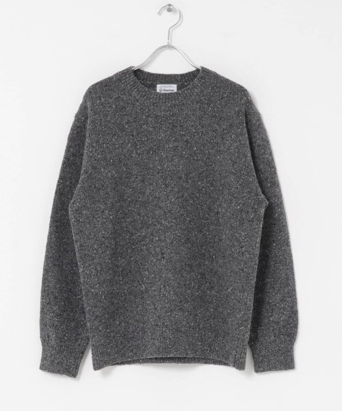 THE GOODLAND MARKET（ザグッドランドマーケット）の「米富繊維　COLOR NEP KNIT PULLOVER（ニット/セーター・レディース・GRAY/BEIGE・1/3）」の4枚目の写真
