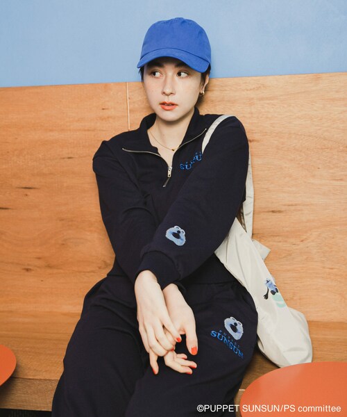 SENSE OF PLACE by URBAN RESEARCH（センスオブプレイスバイアーバンリサーチ）の「『ユニセックス』『別注』SUNSUN×SENSE OF PLACE　スウェットパンツ（スウェットパンツ・レディース・L.GRAY/NAVY・M/L）」の15枚目の写真