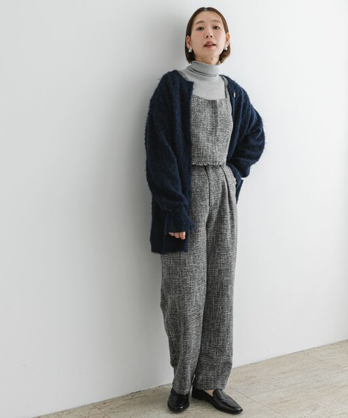 URBAN RESEARCH ROSSO（アーバンリサーチロッソ）の「F by ROSSO　ツイードビスチェ+ワイドパンツ（セットアップ・レディース・BLUE/BLACK・36/38）」の20枚目の写真