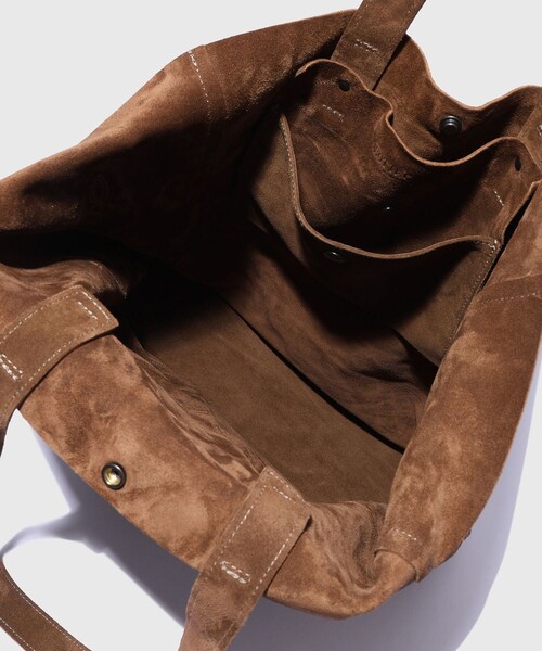 ADAM ET ROPE'(アダムエロペ)の「《別注》【La Botte Gardiane/ラボッテガーディアン】EX BAG SOLENE VELOURS(トートバッグ・メンズ・ベージュ・F)」の21枚目の写真
