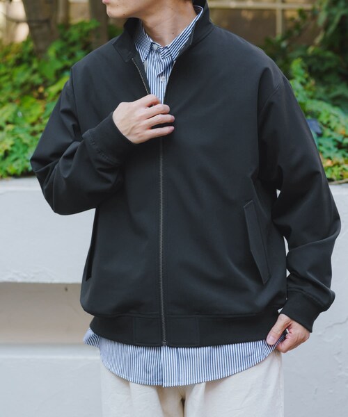ITEMS URBANRESEARCH(アイテムズ アーバンリサーチ)の「TRストレッチ ハリントンジャケット(ブルゾン・メンズ・BLK/GRY/BEG・M/L)」の10枚目の写真