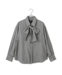 MARY QUANT | 【MARY QUANT×VIS】リボンボウタイサイドプリーツシャツ(シャツ/ブラウス)