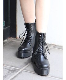 MURUA | レースアップワークブーツ(ブーツ)