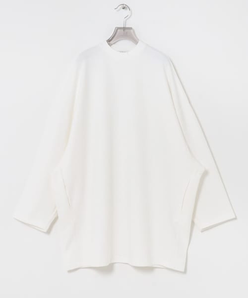 URBAN RESEARCH（アーバンリサーチ）の「Studio Doe　OVERSIZED SWEATSHIRTS ONE-PIECE（ワンピース・レディース・WHITE/GREY・S）」の4枚目の写真