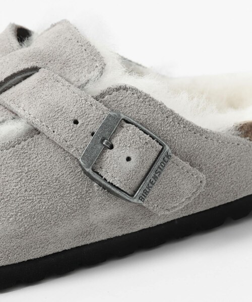 THE GOODLAND MARKET（ザグッドランドマーケット）の「BIRKENSTOCK　Boston Shearling Stone-narrow（サンダル・レディース・STONE・36/37/38）」の7枚目の写真