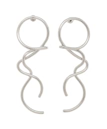 LAGUNAMOON | ラウンドロールフォルムピアス(ピアス（両耳用）)