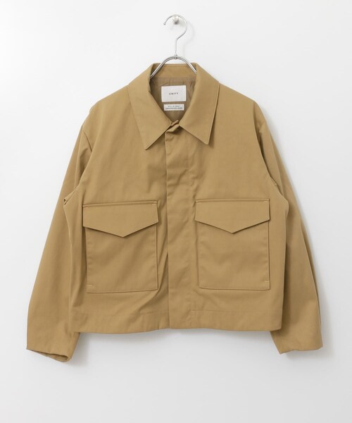 URBAN RESEARCH DOORS(アーバンリサーチドアーズ)の「UNIFY Nylon Short Jacket∴(テーラードジャケット・レディース・BLACK/BEIGE・one)」の6枚目の写真