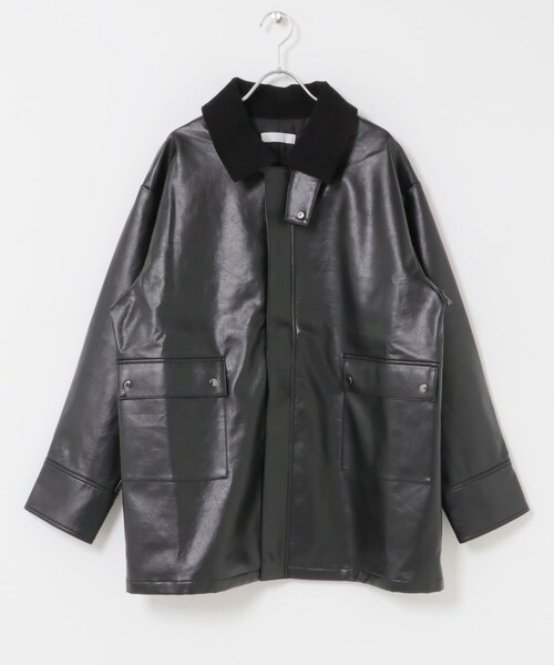 SENSE OF PLACE by URBAN RESEARCH（センスオブプレイスバイアーバンリサーチ）の「FLハンティングジャケット（テーラードジャケット・レディース・BLACK/BEIGE/BROWN・one）」の13枚目の写真