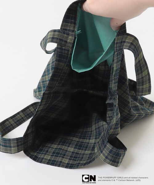 SENSE OF PLACE by URBAN RESEARCH(センスオブプレイスバイアーバンリサーチ)の「『別注』PPG / SENSE OF PLACE ポケッタブルトート(トートバッグ・レディース・BLUE/RED・one)」の14枚目の写真