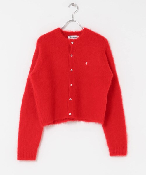 URBAN RESEARCH DOORS(アーバンリサーチドアーズ)の「GYMPHLEX CREW NECK SHORT CARDIGAN(カーディガン/ボレロ・レディース・TOP GREY/MUSTARD/RED/DK NAVY・14)」の12枚目の写真