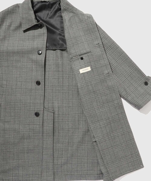 ADAM ET ROPE'(アダムエロペ)の「【mfpen/エムエフペン】Cient Coat(ダウンジャケット/コート・メンズ・グレー・L/M)」の14枚目の写真
