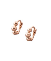 nissen | 【Creamdot.】極小5.5mm！メタルスフィアのキャッチレスフープピアス(ピアス（両耳用）)