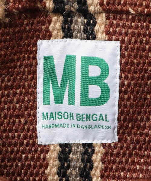 KBF（ケイビーエフ）の「MAISON BENGAL　NEW JUTE PORESH BAG（トートバッグ・レディース・ORANGE/ROYAL/BROWN・FREE）」の21枚目の写真