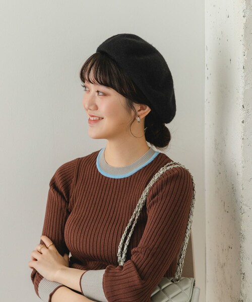 RODE SKO（ロデスコ）の「バスクベレー帽（ハンチング/ベレー帽・レディース・ROYAL/IVORY/L.GRAY/BLACK・one）」の10枚目の写真