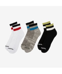 Reebok | Reebok Socks メンズ3足組足底パイルショートソックス (レッグウェア)