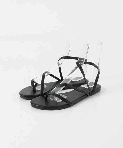 URBAN RESEARCH（アーバンリサーチ）の「アシンメトリーサンダル（サンダル・レディース・MOCHA/IVORY/BLACK/BEIGE/BLUE/KHAKI/GOLD・36/37/38/39）」の14枚目の写真