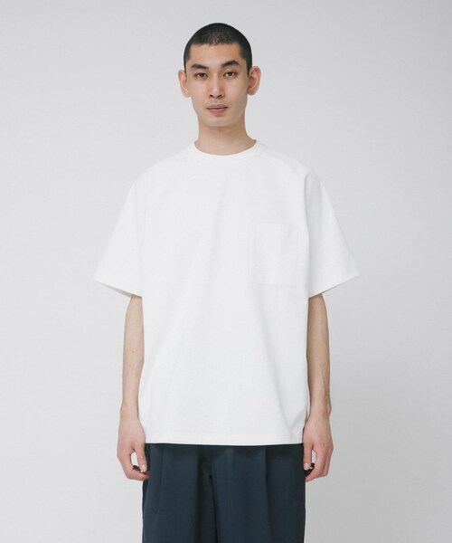 EKAL(エカル)の「DRY OUT BALLOON FIT T-SHIRTS(Tシャツ/カットソー・メンズ・ホワイト/ネイビー/チャコール/ピンク/ブラウン/ブラック・M/L)」の5枚目の写真