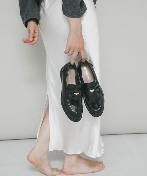 RODE SKO（ロデスコ）の「『WEB/一部店舗限定』コインローファー（ローファー・レディース・BLACK/BROWN/CAMEL/S/BLACK/E・36/37/38/39）」の6枚目の写真