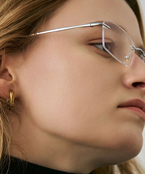 SENSE OF PLACE by URBAN RESEARCH（センスオブプレイスバイアーバンリサーチ）の「NUEF　nuef0142（メガネ・レディース・GOLD/SILVER・One）」の9枚目の写真