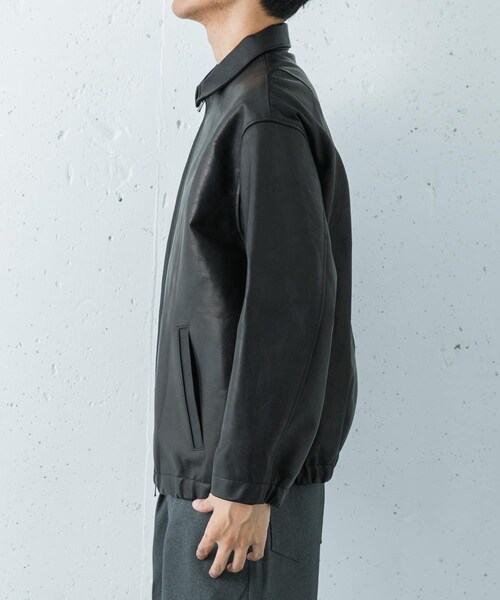URBAN RESEARCH（アーバンリサーチ）の「『別注』semoh×URBAN RESEARCH　Horse Leather Jacket（テーラードジャケット・メンズ・BLACK・2/3）」の11枚目の写真