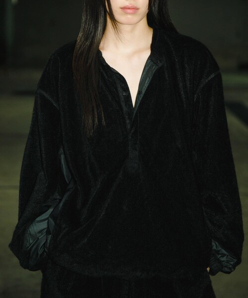 URBAN RESEARCH(アーバンリサーチ)の「『別注』BROOXON×URBS U.P.S. AIRLITE WARM SWEAT SHIRTS(スウェット・メンズ・BLACK・M/L/XL)」の11枚目の写真