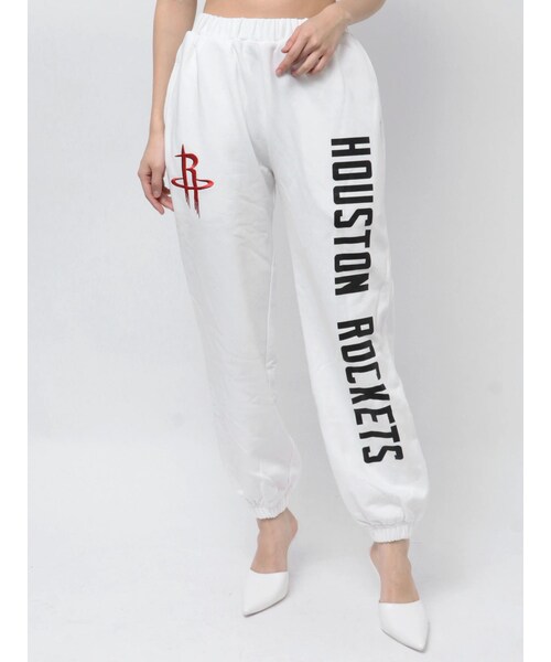 GYDA（ジェイダ）の「NBA スウェットパンツ（スウェットパンツ・レディース・オフホワイト/ライトグレー/チャコールグレー・F）」の2枚目の写真