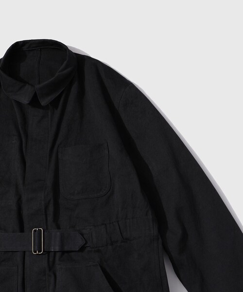 ADAM ET ROPE'(アダムエロペ)の「【NEAT/ニート】Cotton West Point Jump Suit(つなぎ/オールインワン・メンズ・ブラック・L)」の5枚目の写真