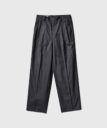 ADAM ET ROPE' | 【KAPTAIN SUNSHINE/キャプテンサンシャイン】Wool Poplin Shoecut Slacks(スラックス)