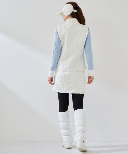 ROPE'（ロペ）の「エアシャットピンソニック加工中わたベスト/光吸収発熱・保温・防風・撥水・セットアップ対応（その他アウター・レディース・ブラック/ホワイト・L/M/S）」の17枚目の写真