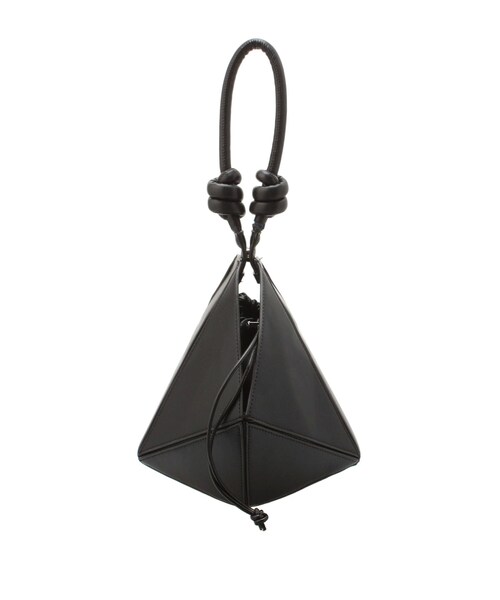 ELENDEEK（エレンディーク）の「TRIANGLE 2WAY BAG（ハンドバッグ・レディース・ブラック/ライトイエロー/シルバー・F）」の2枚目の写真