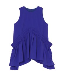 UN3D. | ROUND GATHER TOP【セットアップ着用可能】(タンクトップ)