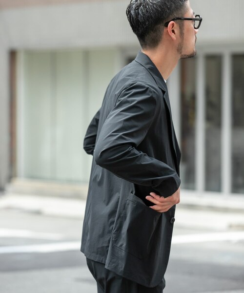 URBAN RESEARCH ROSSO（アーバンリサーチロッソ）の「『XLサイズあり』クールキープセットアップ（セットアップ・メンズ・NAVY/BLACK/LIGHT GRAY/BEIGE・S/M/L/XL）」の8枚目の写真
