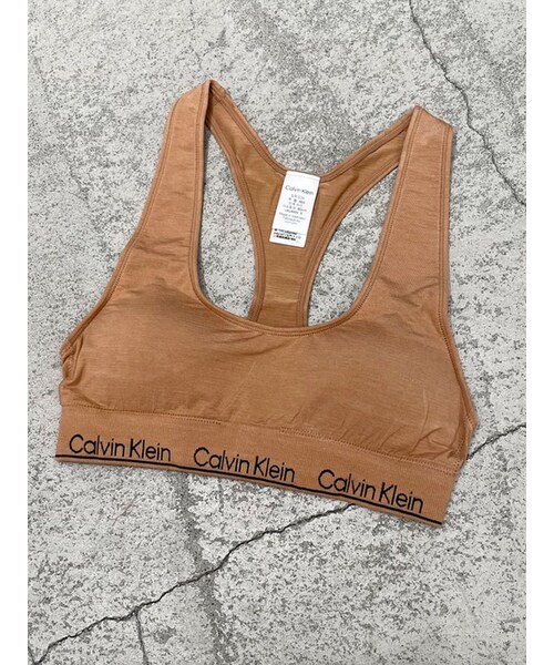 GYDA（ジェイダ）の「CalvinKlein NATURALS SEAMLESS BIKINI（ショーツ・レディース・ブラック/ベージュ・S）」の3枚目の写真