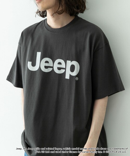 URBAN RESEARCH Sonny Label（アーバンリサーチサニーレーベル）の「JEEP ロゴショートスリーブTシャツ（Tシャツ/カットソー・メンズ・オフ/チャコール/レッド・M/L）」の17枚目の写真