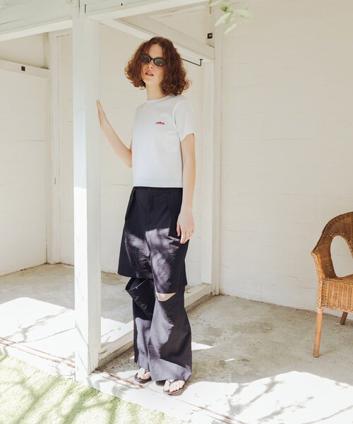URBAN RESEARCH(アーバンリサーチ)の「『別注』THOUSAND MILE×URBAN RESEARCH SHORT SLEEVE T-SHIRTS(Tシャツ/カットソー・レディース・CHARCOAL/BLACK/WHITE・Free)」の9枚目の写真