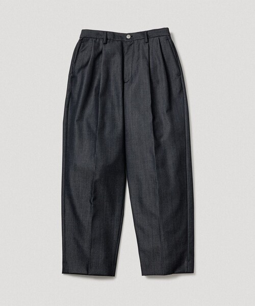 ADAM ET ROPE'（アダムエロペ）の「【NIKKE】ワイド イージー デニム スラックス / ADAM ET ROPE' JEANS -GRID-（デニムパンツ・メンズ・ブラック/ブラック系/ネイビー・L/M/S）」の6枚目の写真