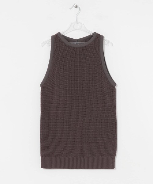 LAATO（ラート）の「knit tank（ニット/セーター・レディース・スモーク/クリーム・Free）」の6枚目の写真